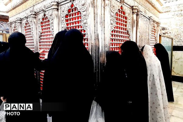 مراسم عزاداری شهادت رهبر معظم انقلاب در حرم مطهر حضرت عبدالعظیم حسنی (ع)