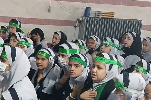  مراسم شهادت حضرت فاطمه زهرا(س) در مدارس بهارستان‌دو