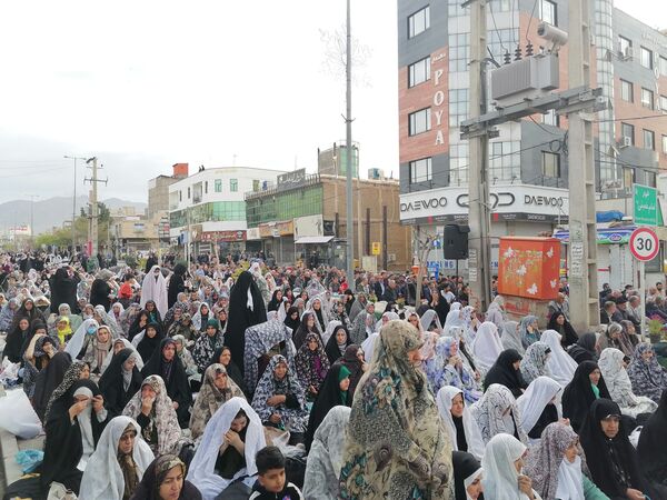  نماز عید فطر در شهرستان آبیک