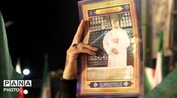 حضور سبز پوشان حرم علی ابن موسی الرضا در شب سی و دوم