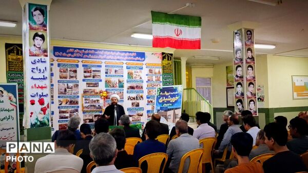 مراسم افتتاح پنل خورشیدی دبیرستان نمونه آیت‌الله خامنه‌ای