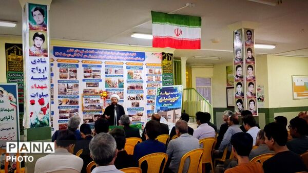 مراسم افتتاح پنل خورشیدی دبیرستان نمونه آیت‌الله خامنه‌ای