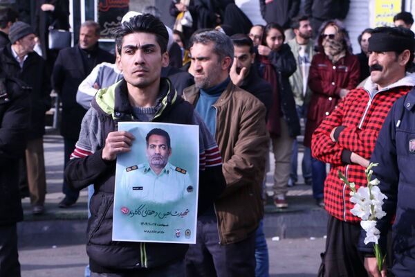 مراسم تشییع پیکر مطهر شهید والامقام شاهین دهقانی