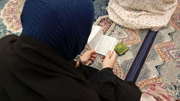 اولین روز اعتکاف دانش‌آموزی ناحیه 2 کرج و شهرستان فردیس