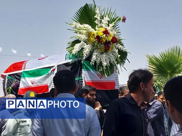 تشییع پیکر مطهر شهیده مریم قنبریان شهید جنایت رژیم صهیونیستی در آستان مقدس حضرات سیدالکریمان