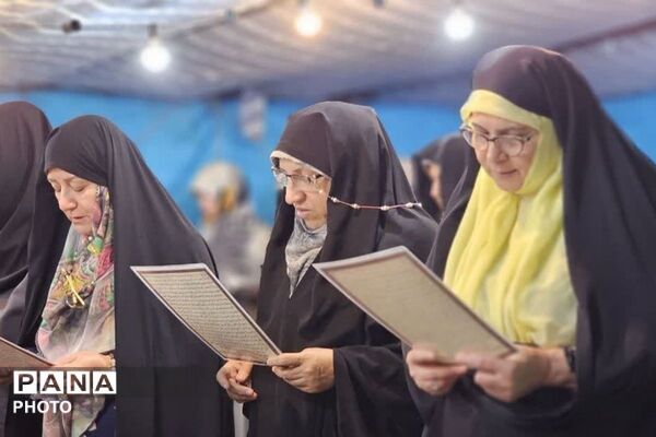 نماز استغاثه در میدان شهدای گمنام فاز چهاراندیشه
