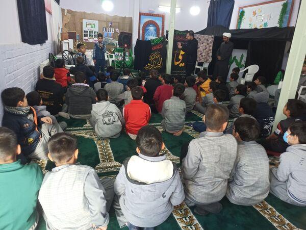 مراسم عزاداری حضرت زهرا (س) در دبستان پسرانه فضیلت 