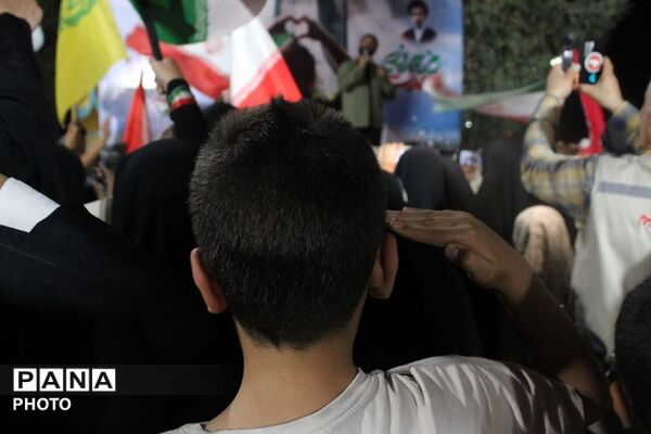 مشارکت رئیس اداره آموزش و پرورش  چهاردانگه در 185 امین همبستگی شبانه
