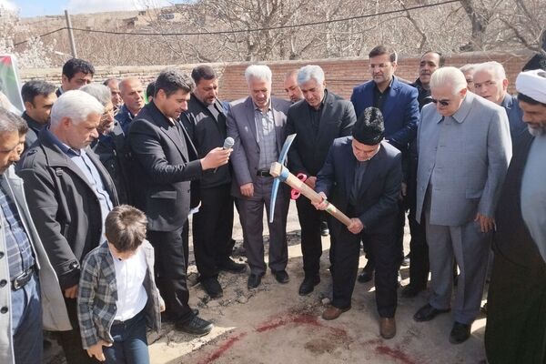 آغاز ساخت مدرسه شش‌کلاسه خیرساز «حاج غلام‌حسین صالحی» در کهنمو