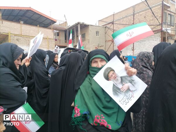 راهپیمایی روز جهانی قدس در شهر بار نیشابور