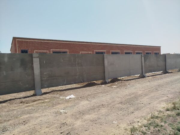 تلاش شبانه روزی برای تکمیل مدرسه جدید در روستای فدافن