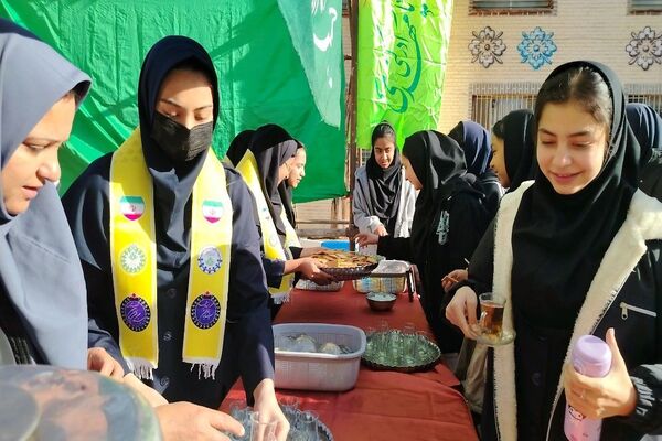  جشن نیمه شعبان در آموزشگاه شهید مجید دهنوی نیشابور 