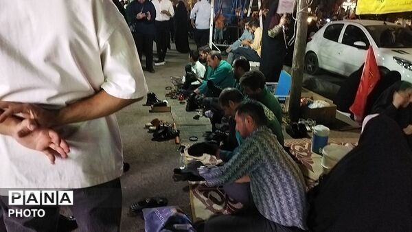 گذری بر موکب واکس صلواتی بلوار فضل در شب صد و نود و پنجم از اجتماعات 