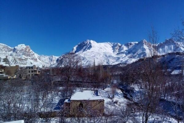 اولین برف زمستانی در بار