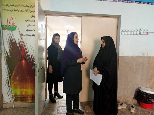 بازدید مسئولان وزارتی آموزش و پرورش شهرستان‌های تهران از مدرسه شهید رجایی شهر قدس 