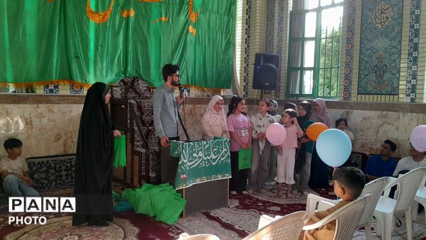 مراسم باشکوه عید غدیر، در امام زاده احمد محمود نظرآباد 