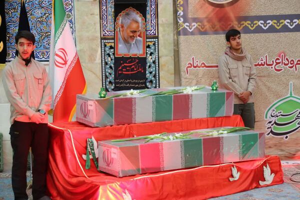 مراسم شب وداع با شهیدان گمنام در سنندج