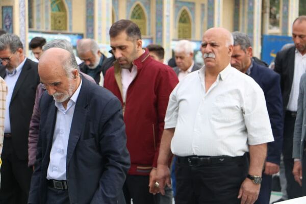 برگزاری با شکوه نماز عید فطر در صفادشت ملارد 