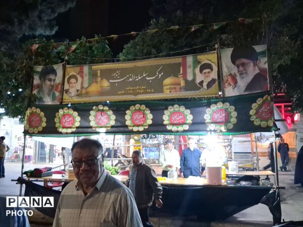 خدمات رسانی موکب های مردمی حسینه فضل 
