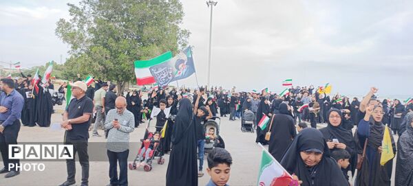 خروش حماسی مردم انقلابی بندرعباس در تجدید میثاق با رهبر جدید انقلاب اسلامی