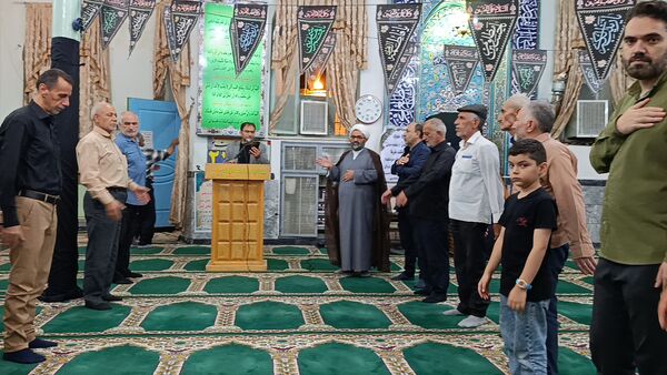 عزاداری سالروز شهادت امام حسن عسکری (ع) در مسجد صاحب‌الزمان آشخانه