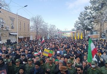 راهپیمایی ۲۲ بهمن در نیشابور