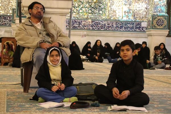 مراسم ایام فاطمیه در امامزاده عباس بن موسی (ع) بجنورد 