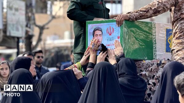 مراسم تشییع پیکر شهید رمضان محمد صادق نظافتی