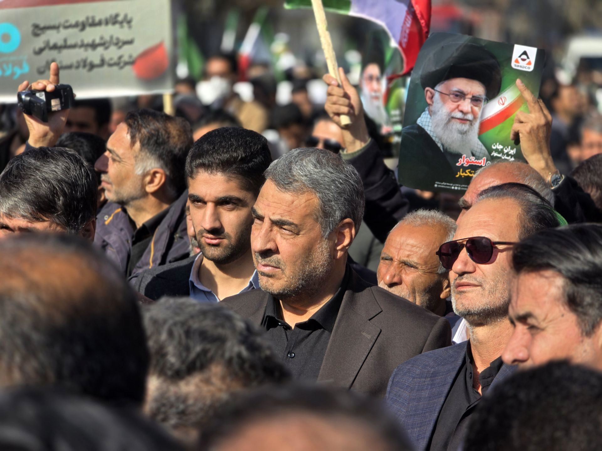 آیین تشییع پیکر مطهر شهید حافظ امنیت در شهرستان خواف 