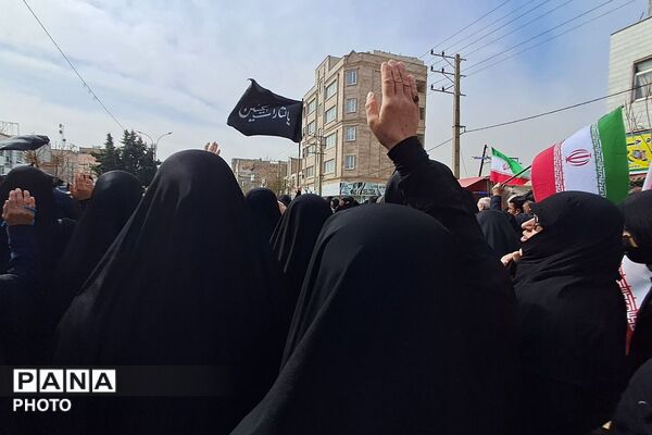 تشییع پیکر مطهر شهدای وطن در گلزار شهدای شهرستان ملارد