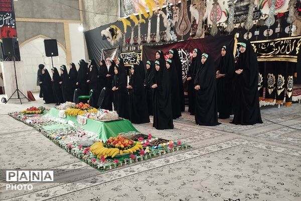 مراسم شهادت حضرت رقیه (س) در حسینیه حضرت ابوالفضل بهارستان دو