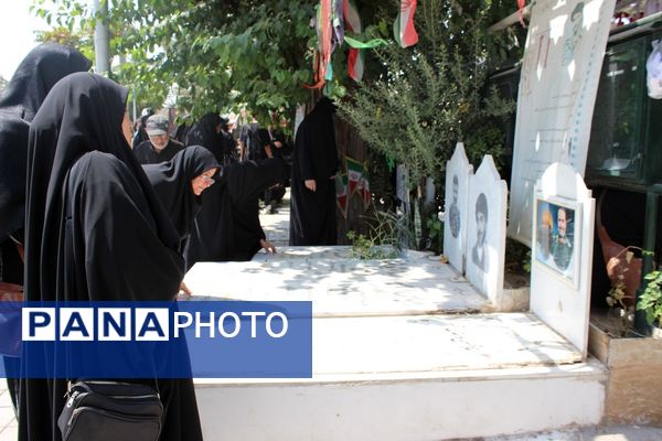 برپایی مراسم جاماندگان اربعین حسینی در امامزاده محمد(ع) کرج