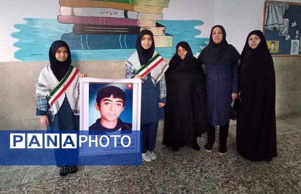 مراسم گرامیداشت یاد و خاطره  شهید محمد حسنعلی‌زاده در آموزشگاه فرشتگان 