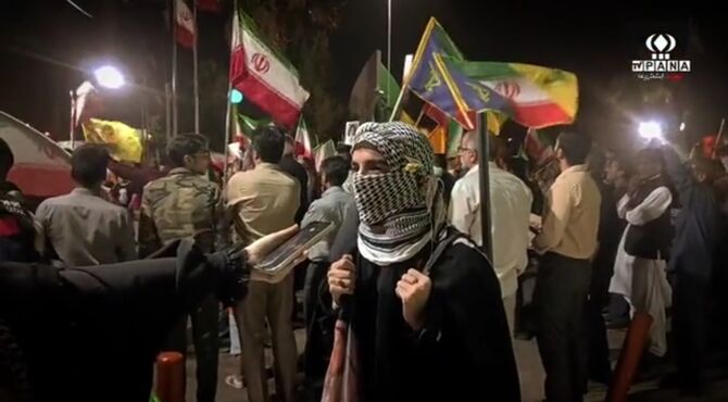تجمعات شبانه و حضور پرشور مردم شهرستان زابل در گردهمایی‌های شبانه