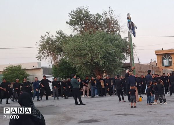 مراسم عصر روز عاشورا در روستای احمد آباد