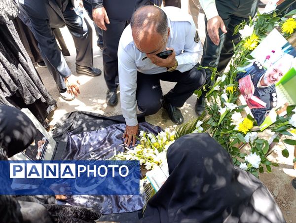 تشییع پیکر زنده یاد جناب سرهنگ حسین بیات مختاری