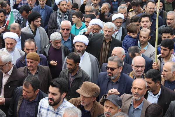 راهپیمایی روز قدس بندپی شرقی