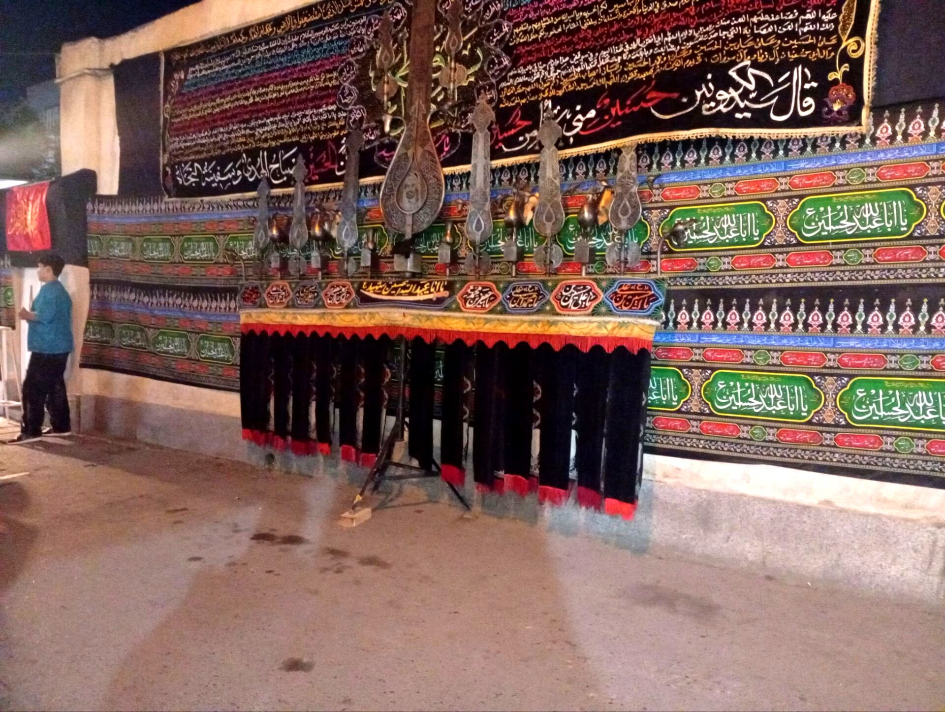 فضاسازی عزای امام‌حسین(ع) در شهرستان نظرآباد