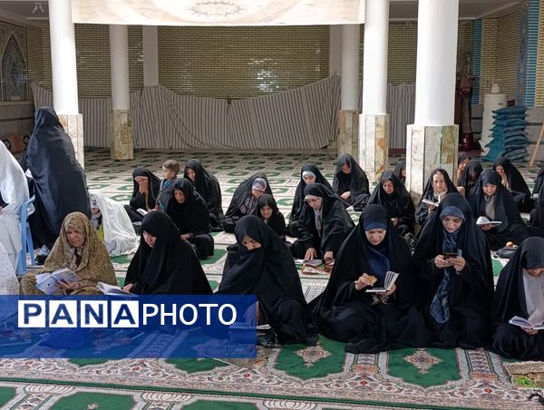 مراسم قرائت دعای ندبه در شهر سفیددشت 