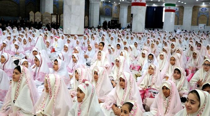 جشن تکلیف ۱۲۰۰ دانش‌آموز منطقه کهریزک