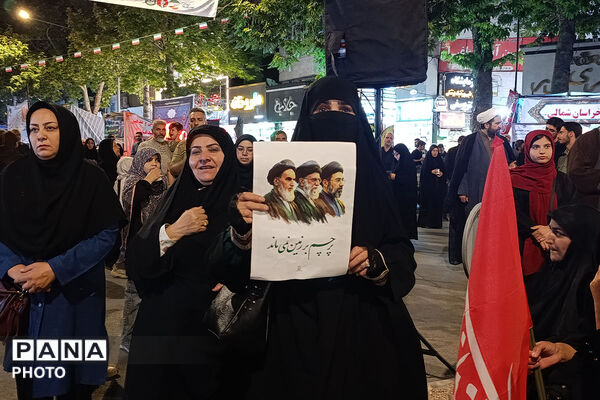 اجرای سرود «رهبر شهیدم» با مشارکت چهار تشکل دانش‌آموزی در بجنورد
