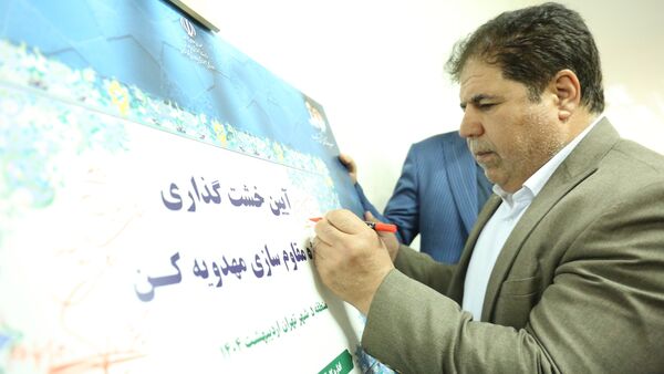 خشت گذاری ۵ پروژه‌ عمرانی منطقه ۵ آموزش و پرورش شهر تهران