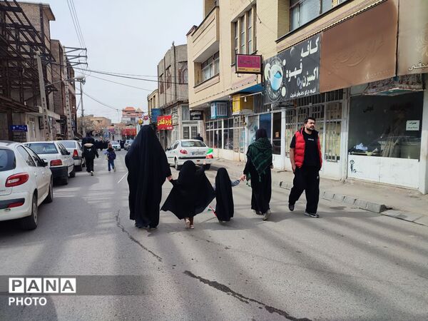 قاب پانا میزبان راهپیمایی روز قدس در شهرستان نیشابور 