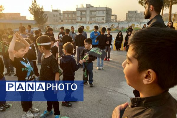 مراسم سوگواری حضرت فاطمه در دبستان هدایت ۲