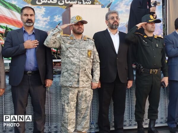  اقتدار مردم در رزمایش جان فدایان شهرستان قدس