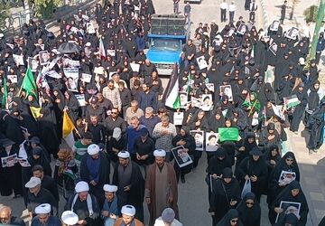 راهپیمایی بزرگ جاماندگان اربعین در کرمانشاه