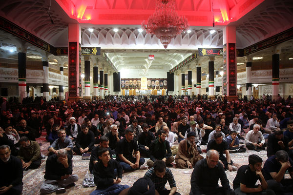 عزاداری سالروز شهادت امام حسن مجتبی(ع) در حرم حضرت معصومه(س)