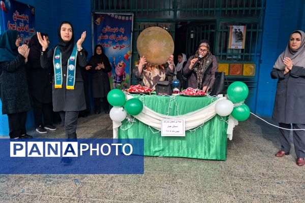 جشن ولادت امام زمان(عج) در دبستان عمار رباط‌کریم