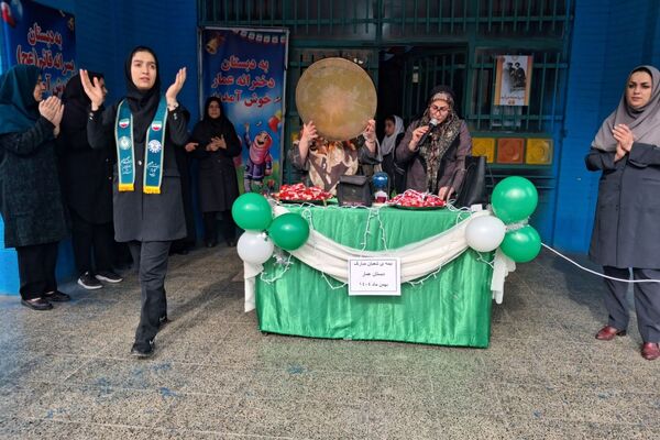 جشن ولادت امام زمان(عج) در دبستان عمار رباط‌کریم