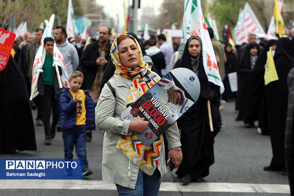 مراسم راهپیمایی روز قدس در تهران
